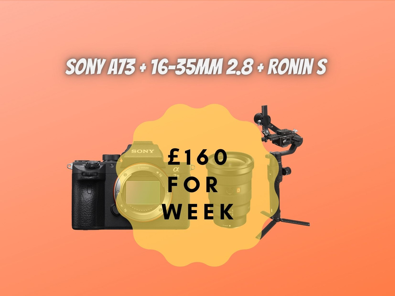 Sony a7iii 3 + ronin s + sony 16-35 mm 2.8