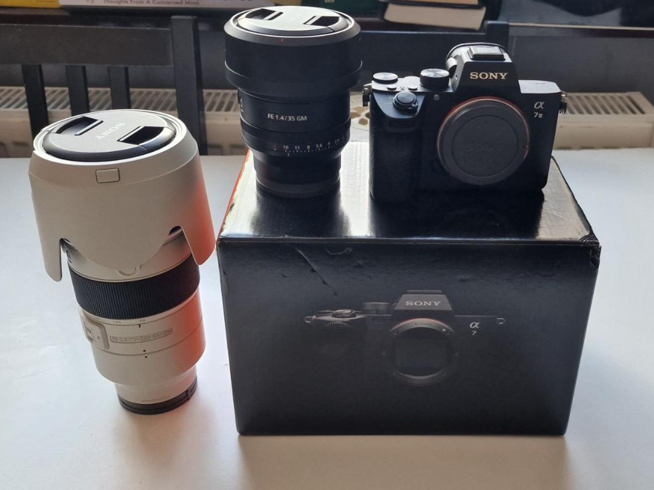 Sony a7iii (a73) body with 35 mm 1.4gm & 70-200 2.8gm bundle