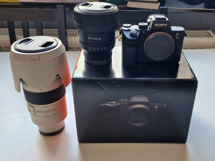 Sony a7iii (a73) body with 35 mm 1.4gm & 70-200 2.8gm bundle