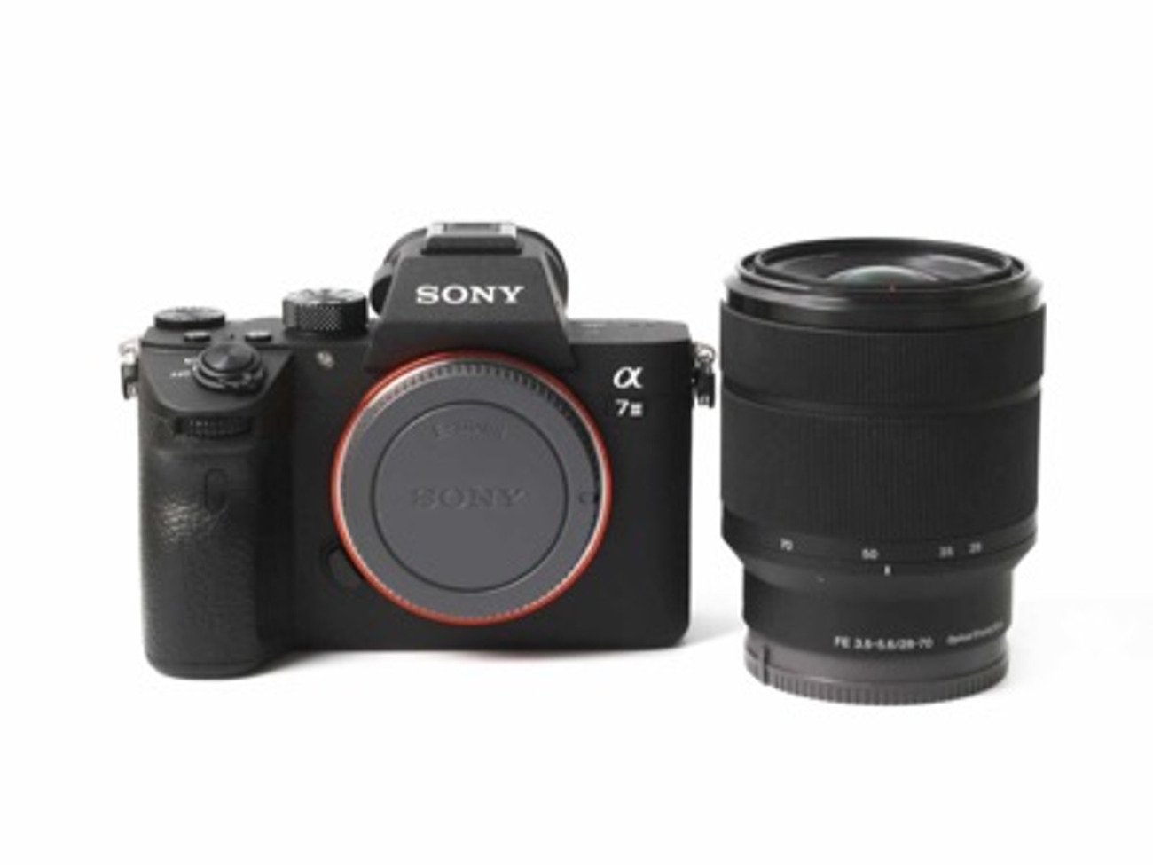Sony a7iii mirrorless camera + 28-70mm lens +128 gig sd card