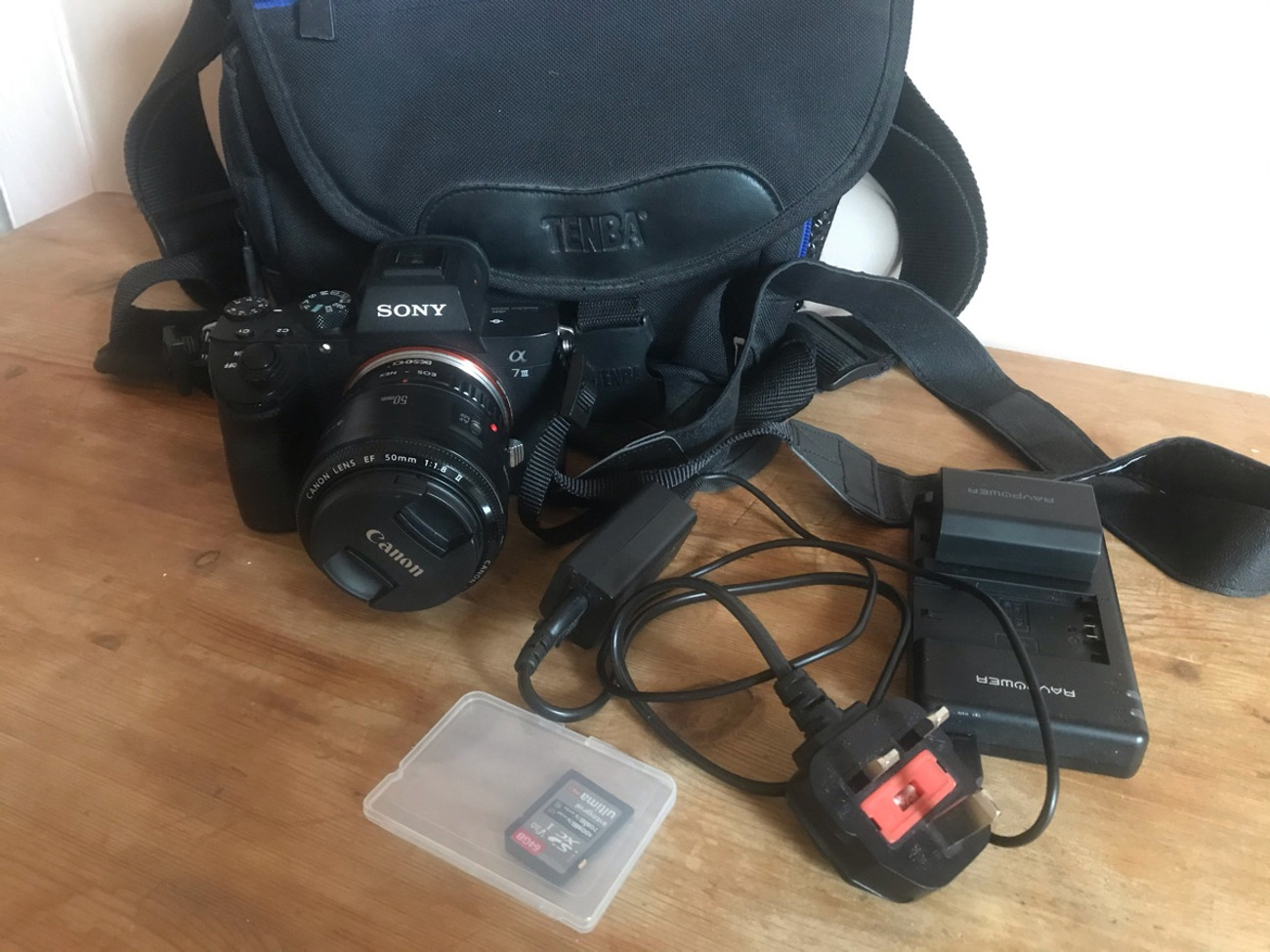 Sony a7iii plus 2  x  lens plus 2x 64gb 100mb sd cards 
