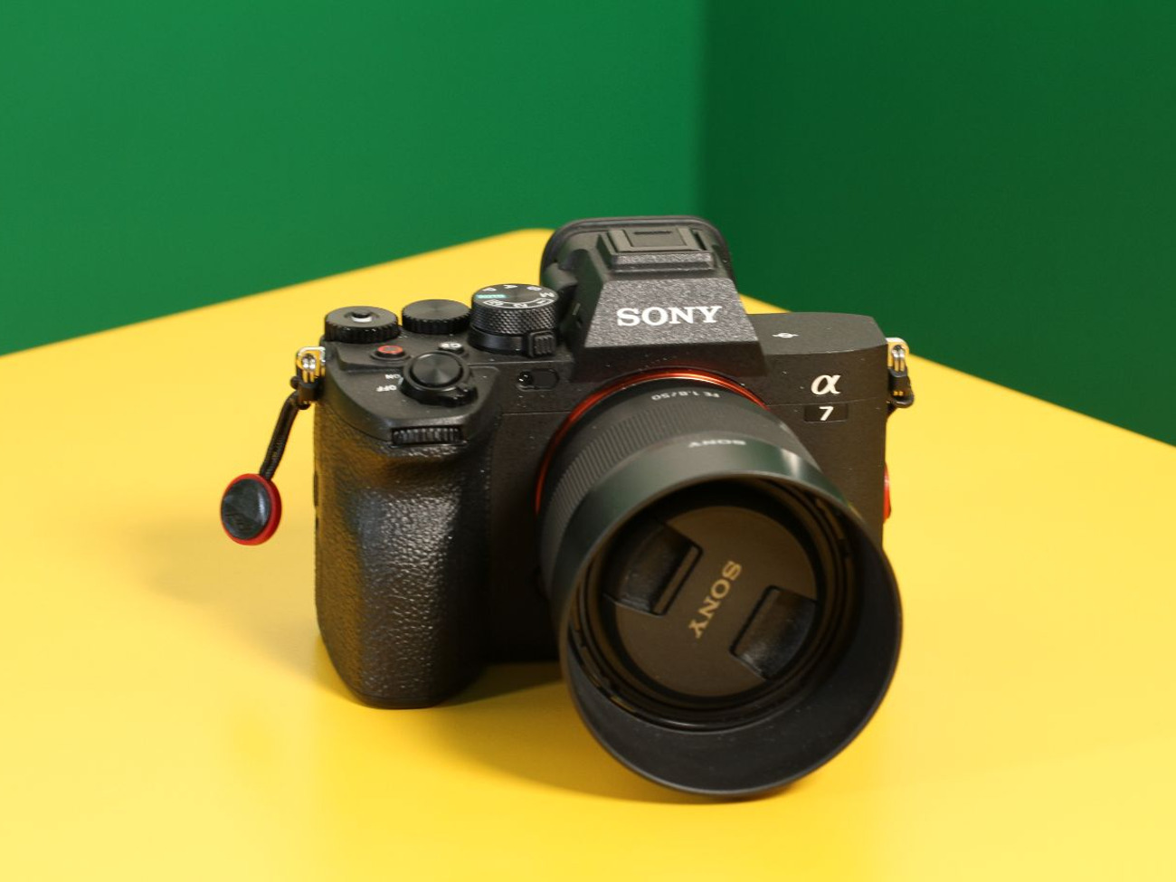 Sony a7iv + 50mm 1.8 with 3 batteries and 2 sd cards