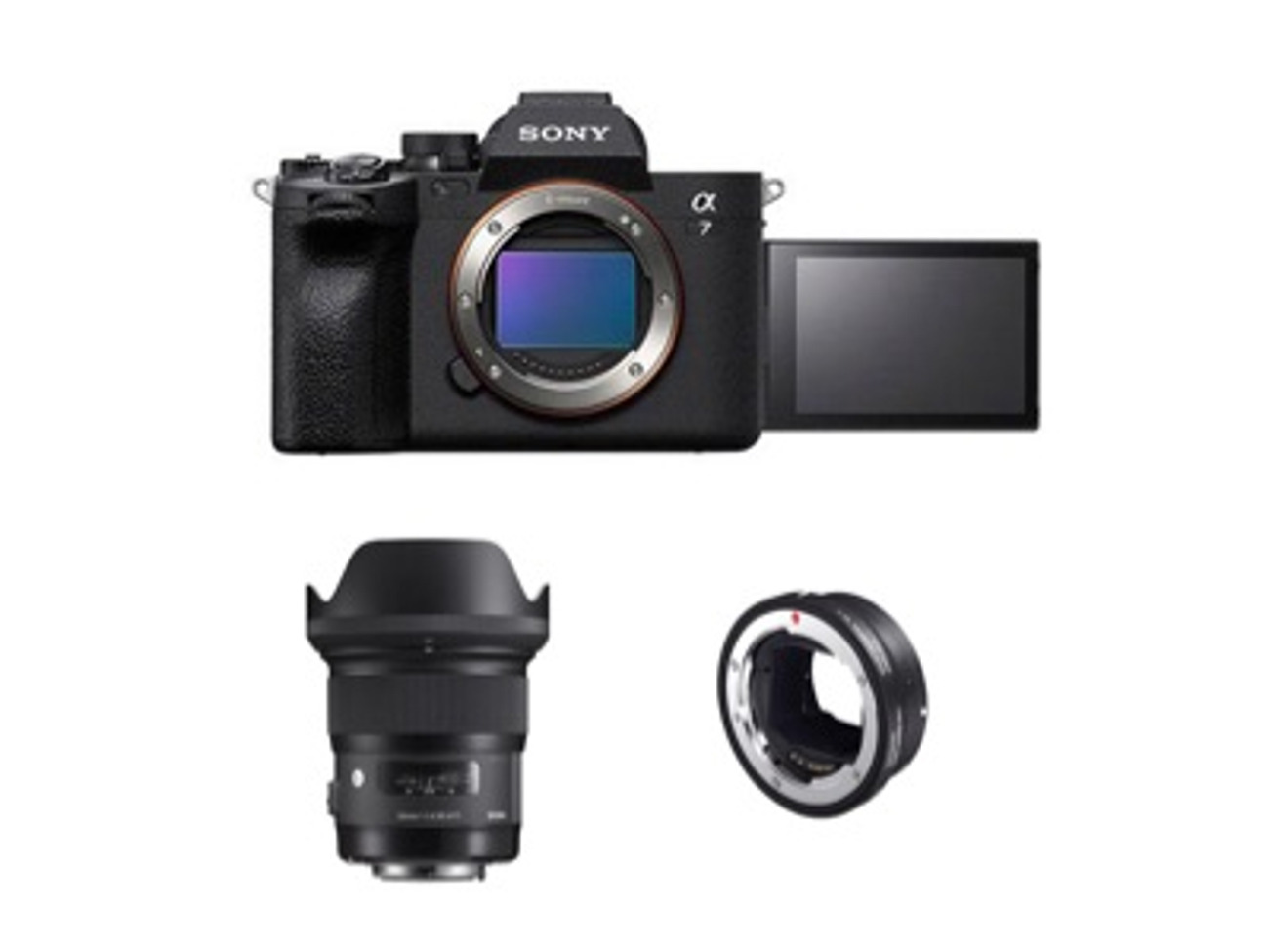Sony a7iv + sigma 24mm 1.4 dg + sigma mc-11