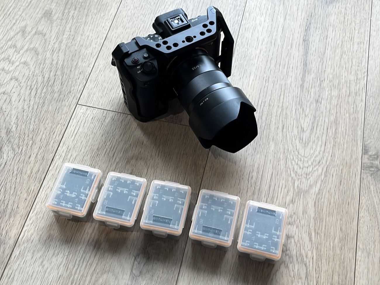 Sony a7iv body with sony zeiss 55mm f1.8 fast prime lens