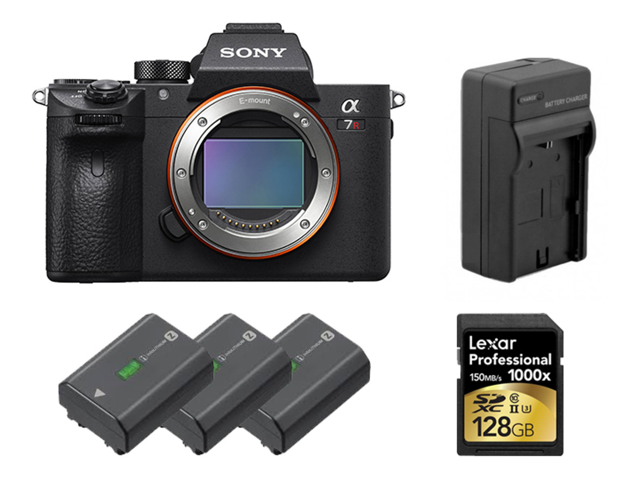 Sony a7r iii + batteries