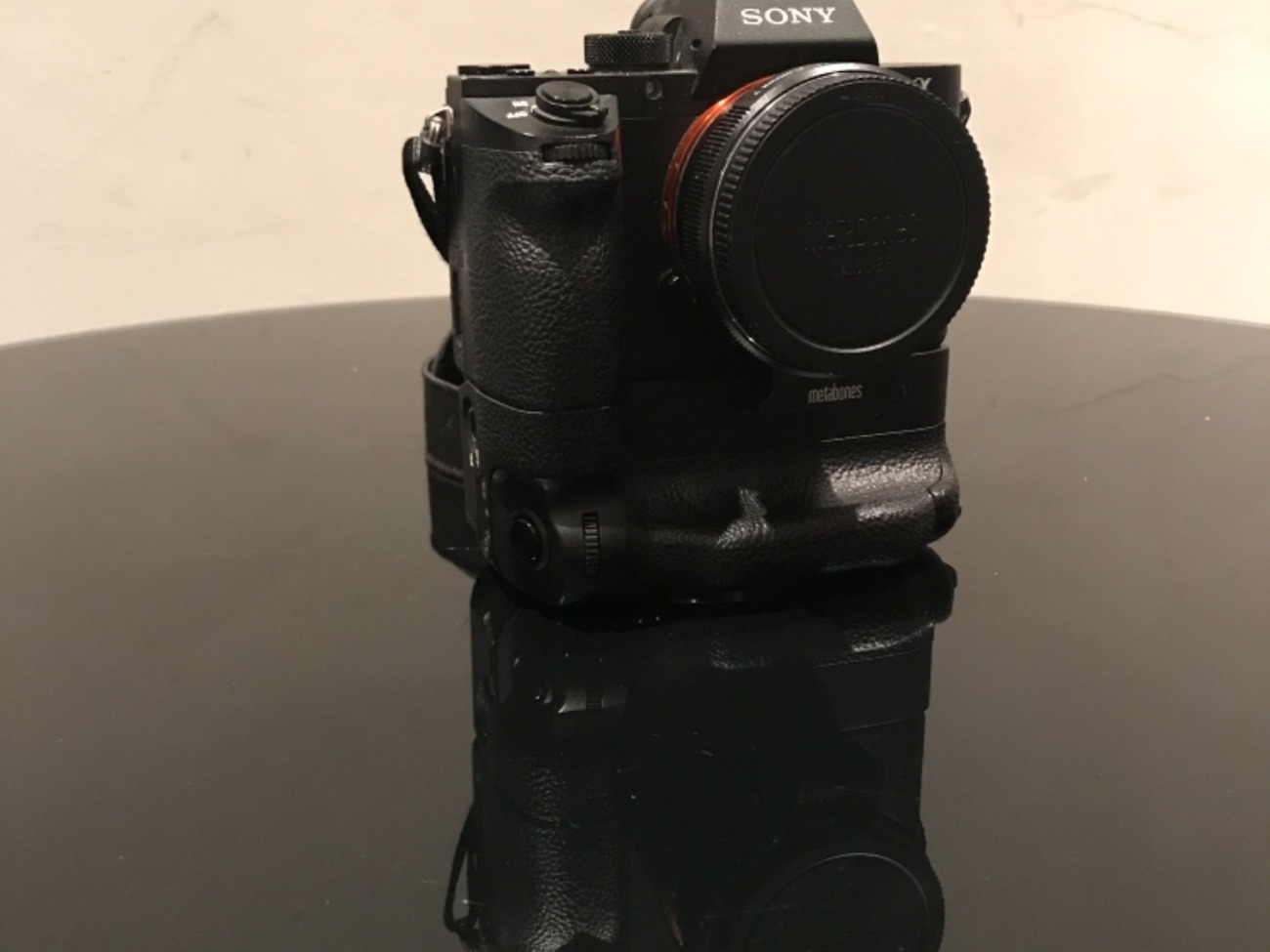 Sony a7r mkii with battery grip and 6 sony batteries