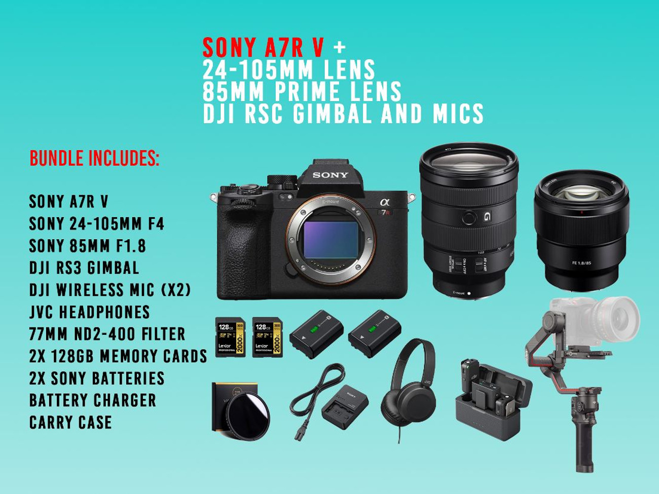 Sony a7rv gimbal bundle