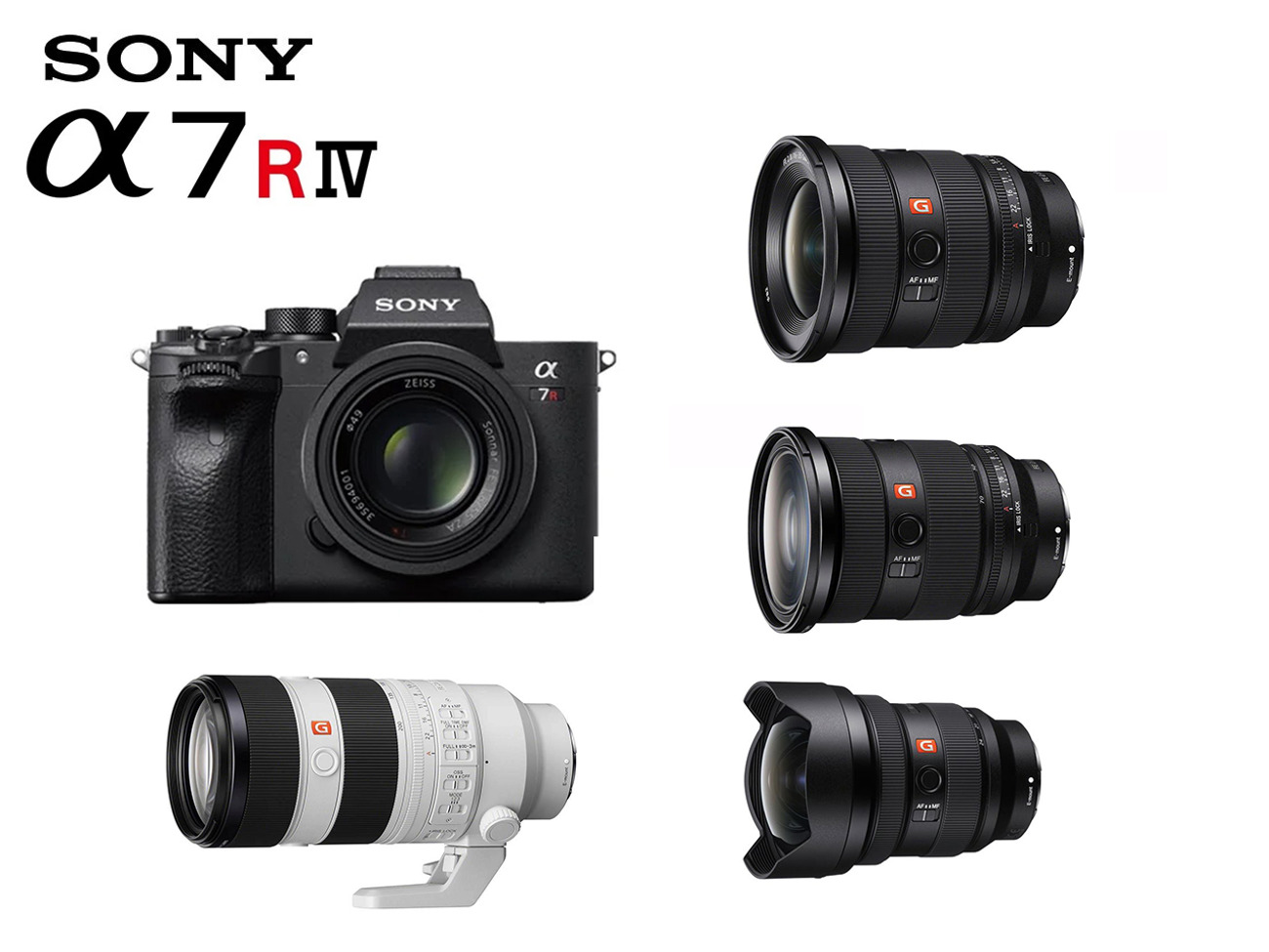 Sony a7r iv 4 / gm lenses custom