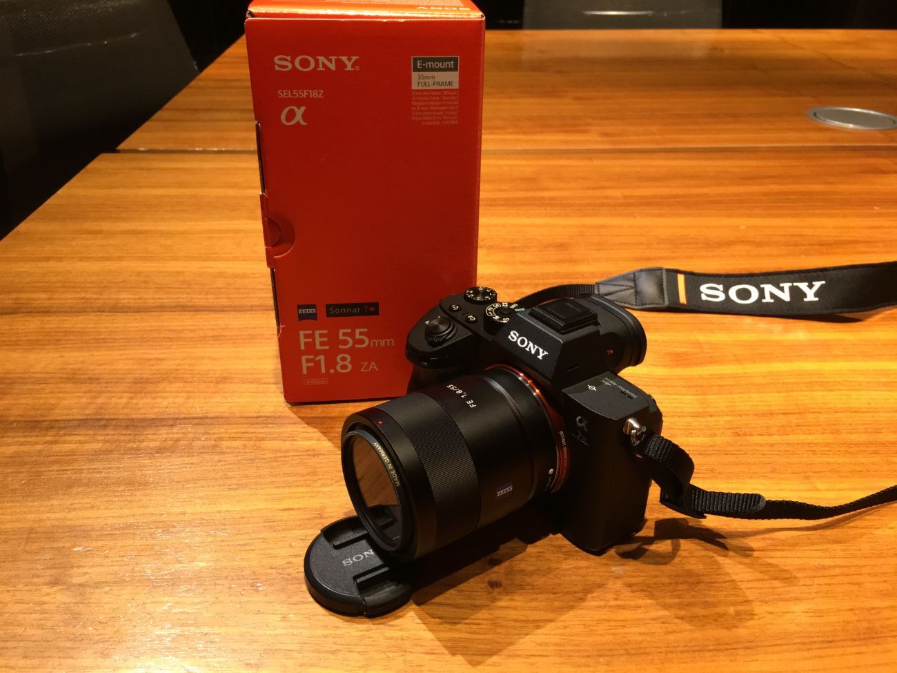 Sony a7riii a7r3 with sony 55 zeiss f1.8 sonnar t* with 128 gb sd card