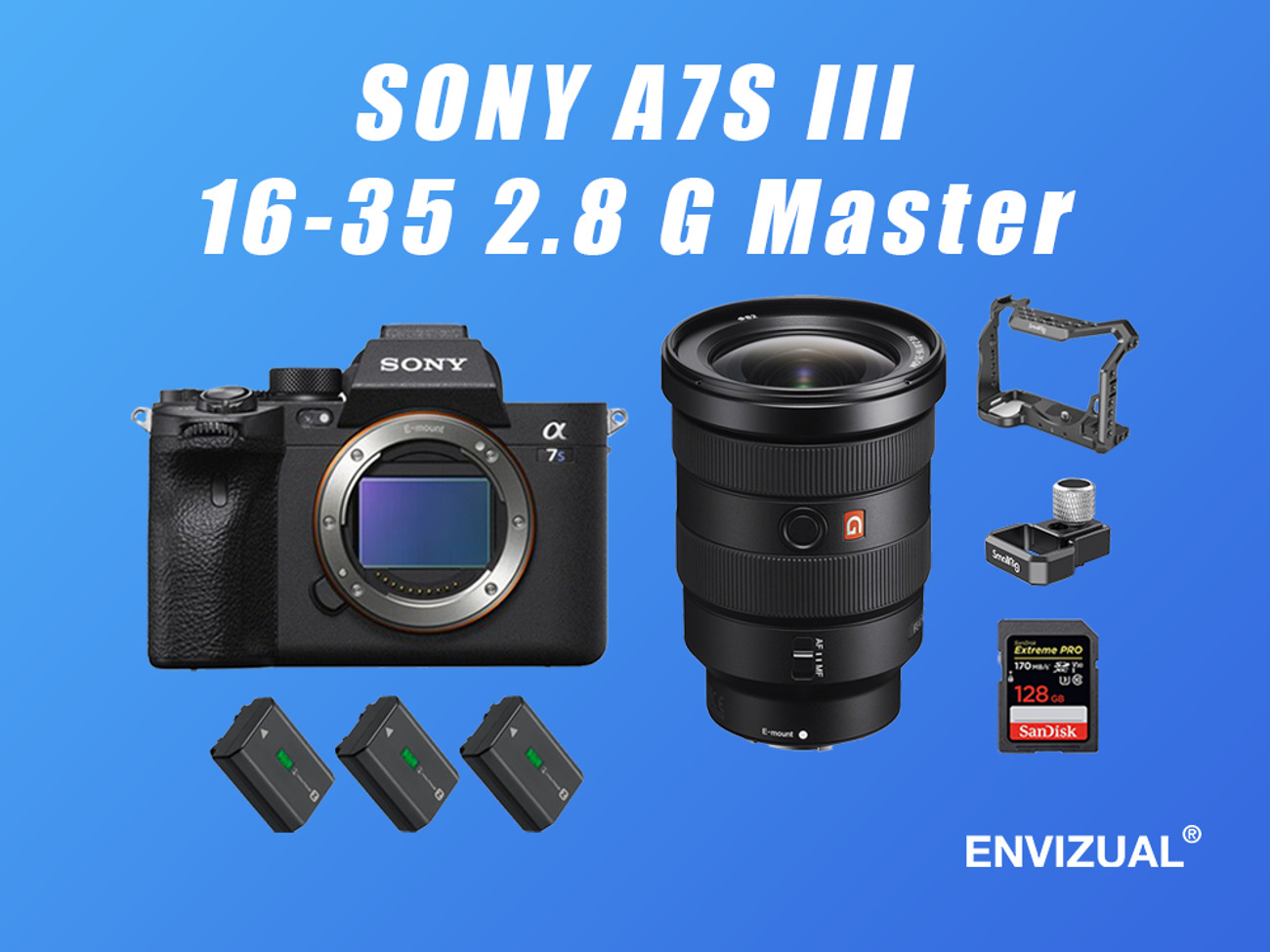 Sony a7s iii 3 + 16-35mm 2.8 gm lens - sony a7siii