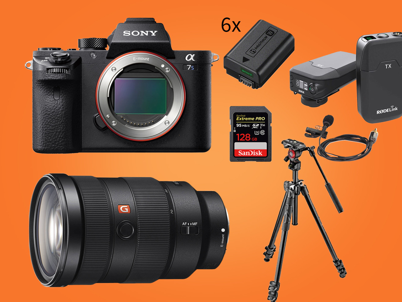Sony a7s ii + 24-70mm 2.8 lens + lav mic (interview v4)