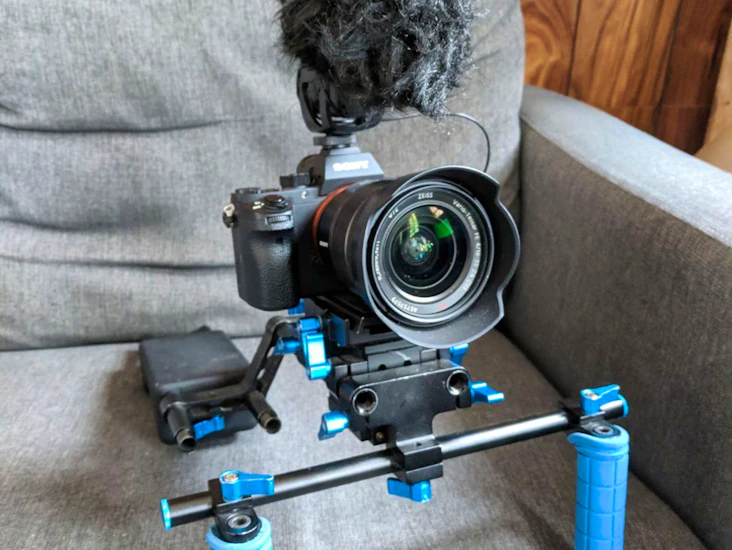 Sony a7s ii shooting kit with 16-35mm f4 zeiss lens