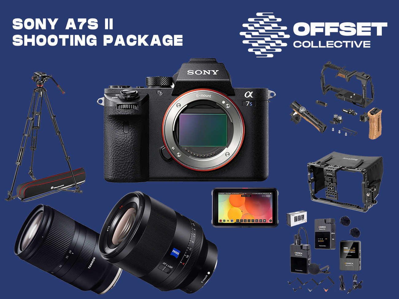 Sony a7s ii shooting package w/ accessories