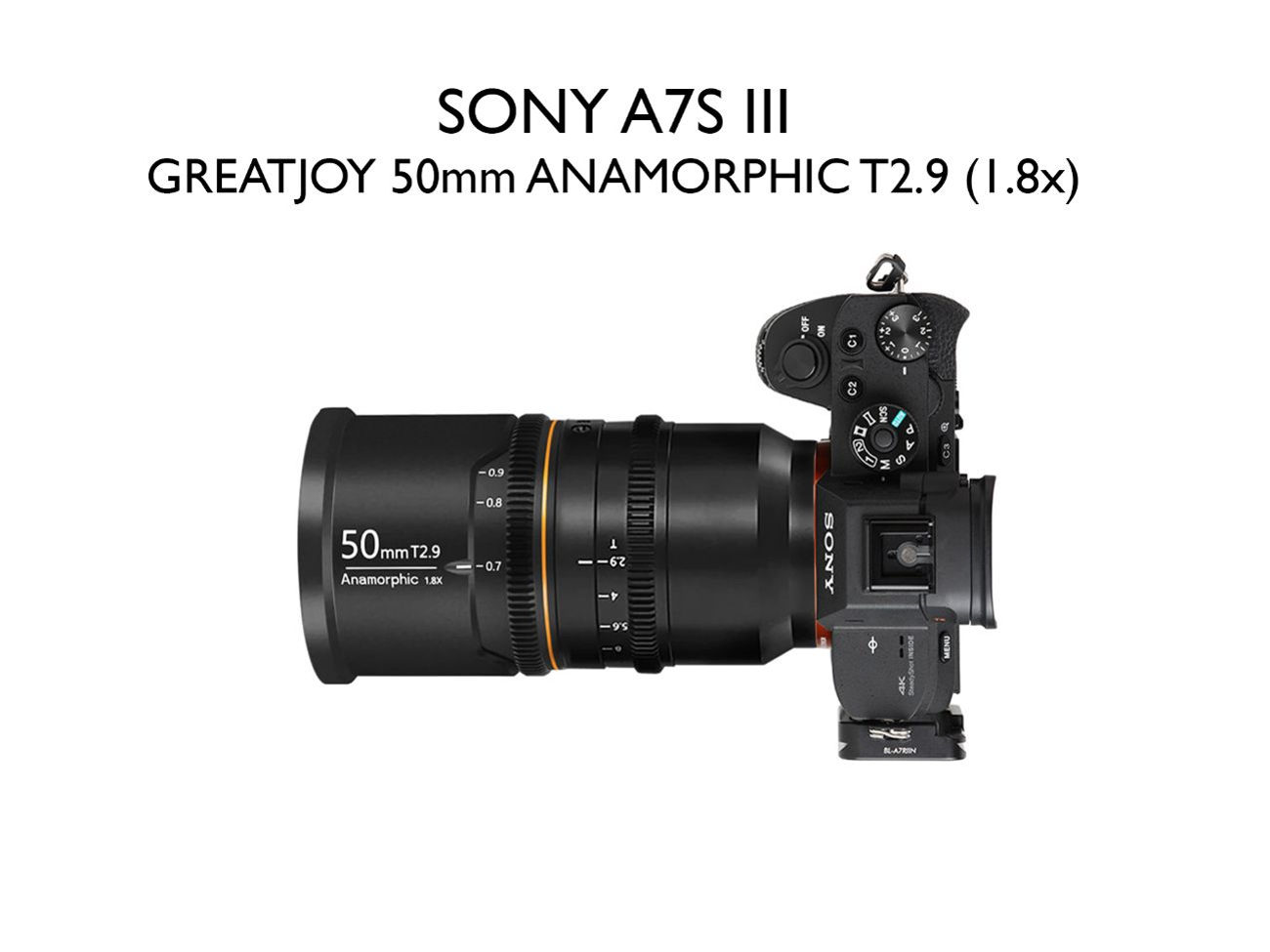 Sony a7s iii - 50mm anamorphic greatjoy t2.9 (1.8x)