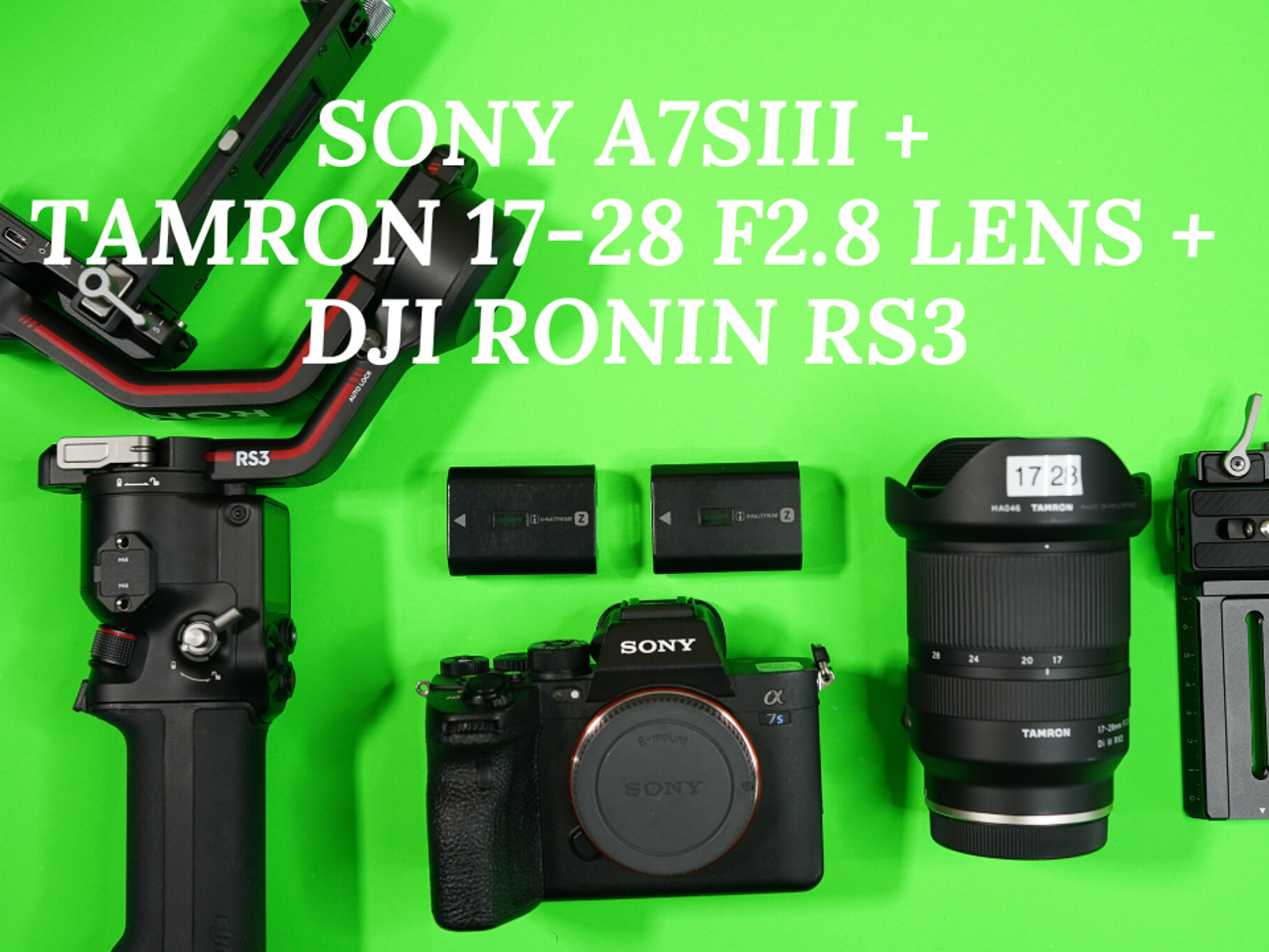 Sony a7s iii + tamron 17-28 f2.8 lens + dji ronin rs3 a7siii a7s a7s3