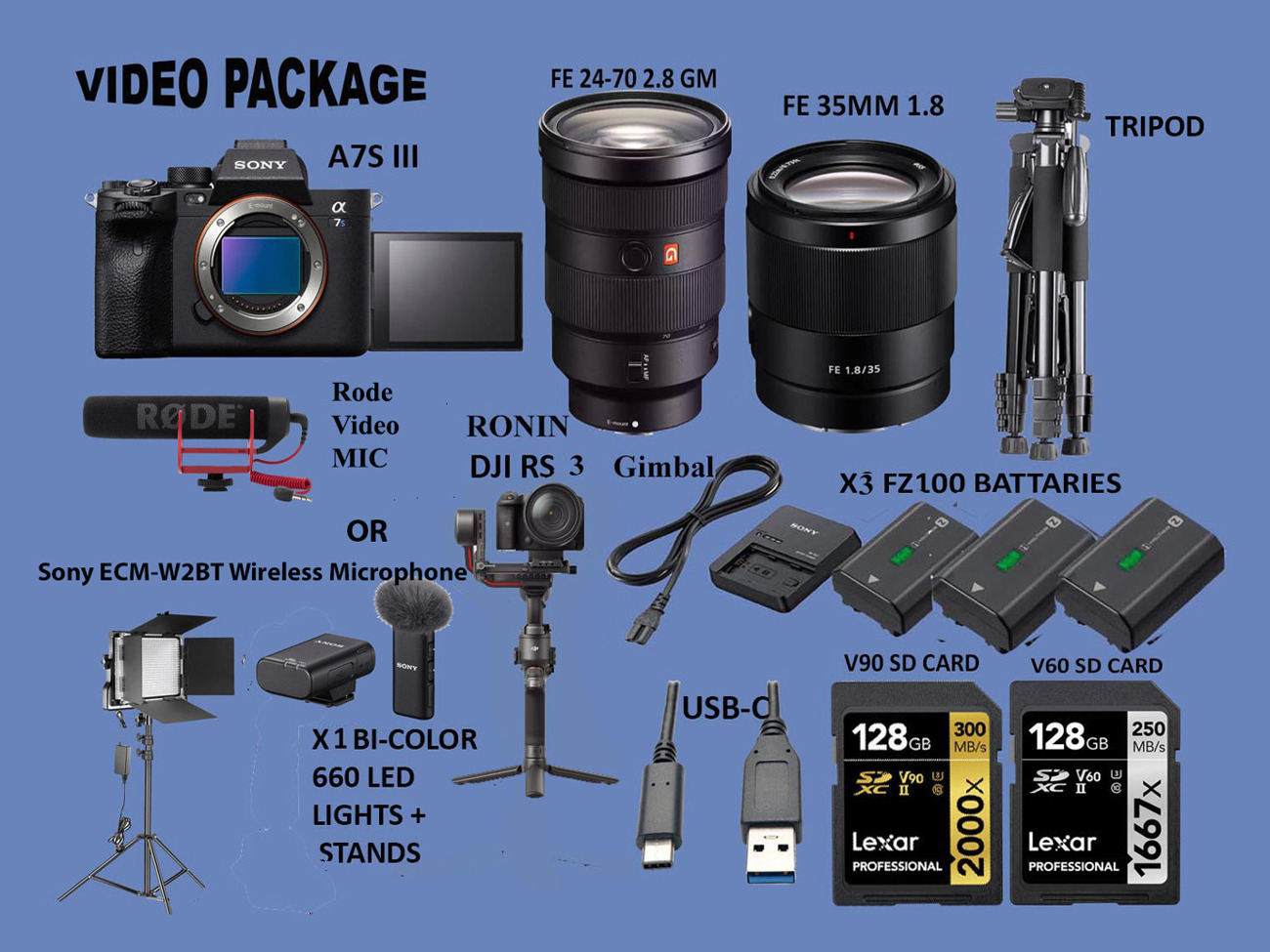 Sony a7s iii, sony a7siii, sony a7s 3 full video bundle