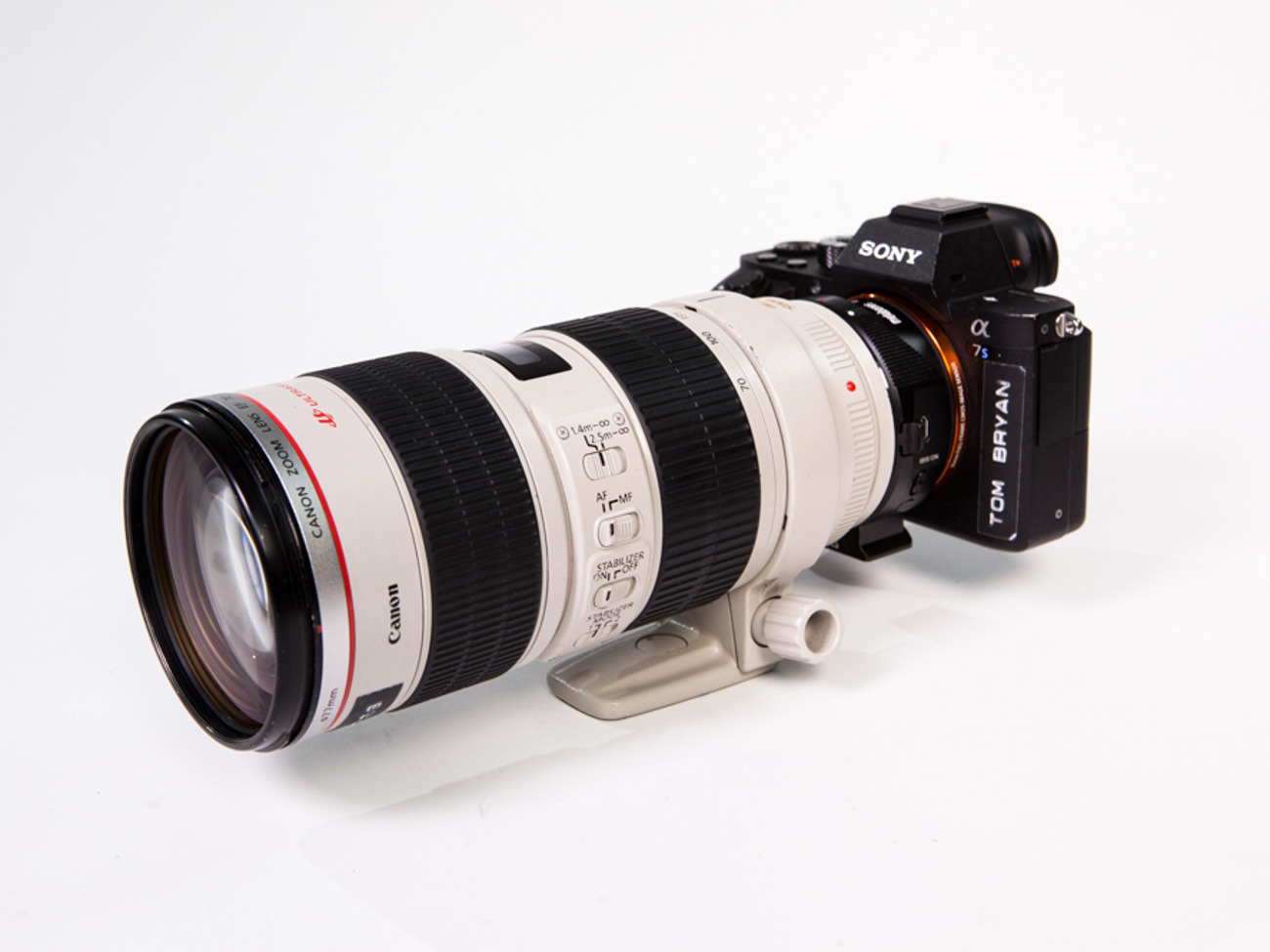 A7sii  + 70-200 + metabones
