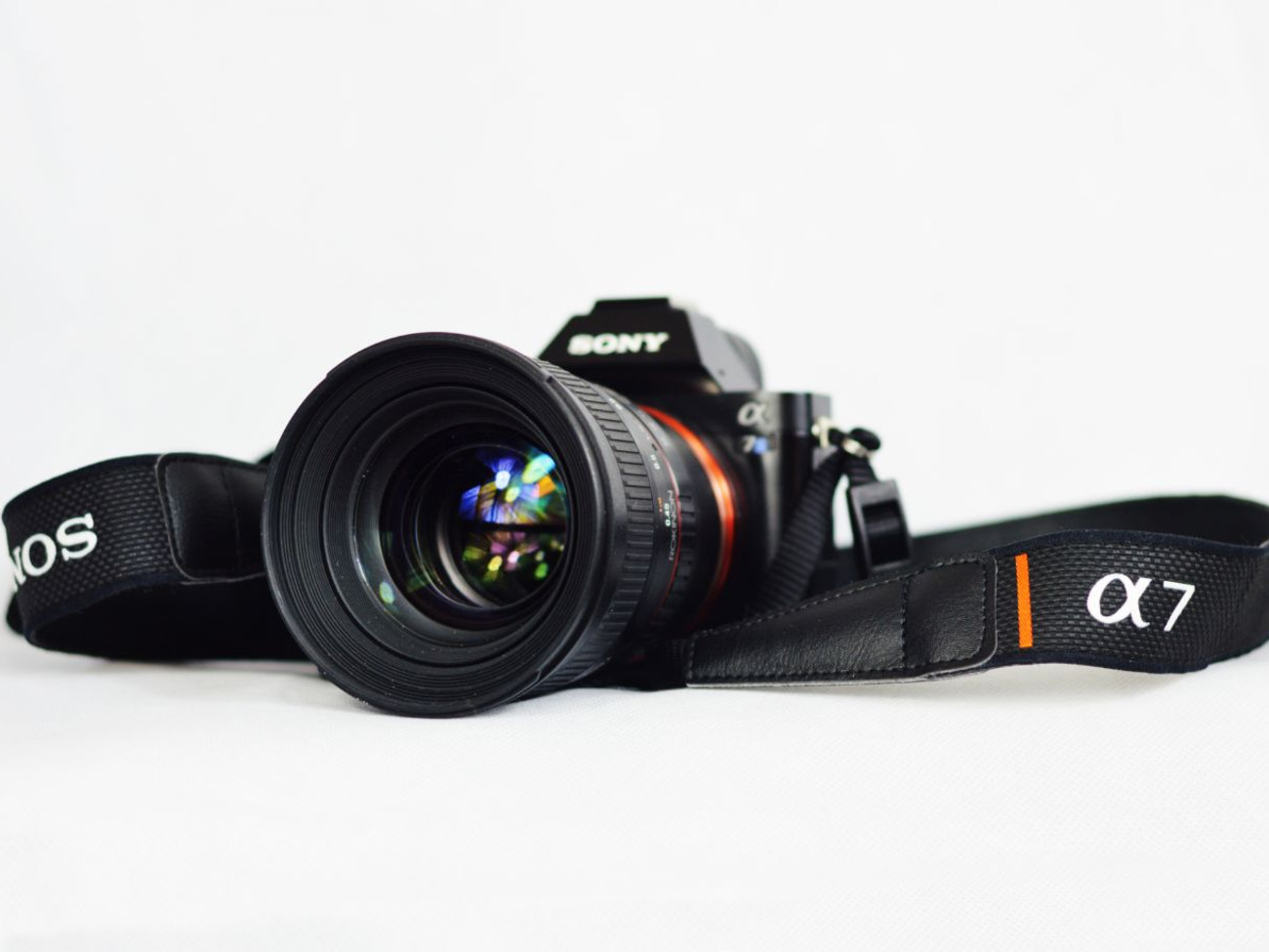 Sony a7s with 50mm and 18-200 mm + manfrotto video tripod + tascam dr 70