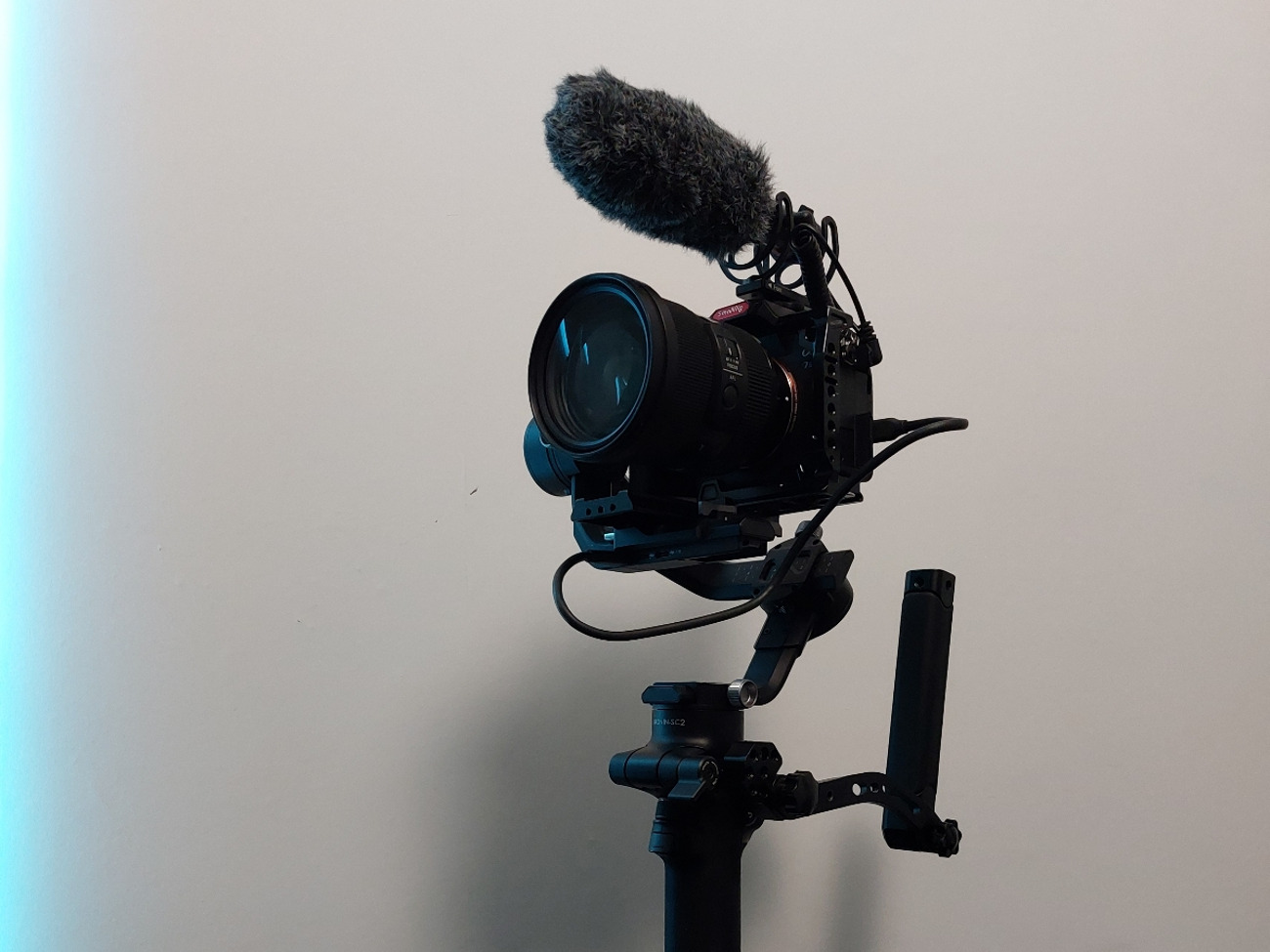 Sony a7siii, sigma 24-70, vnd filter and ronin audio kit