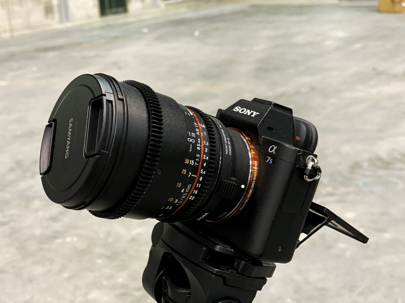 Sony a7sii + x6 samyang ceni lens’ 