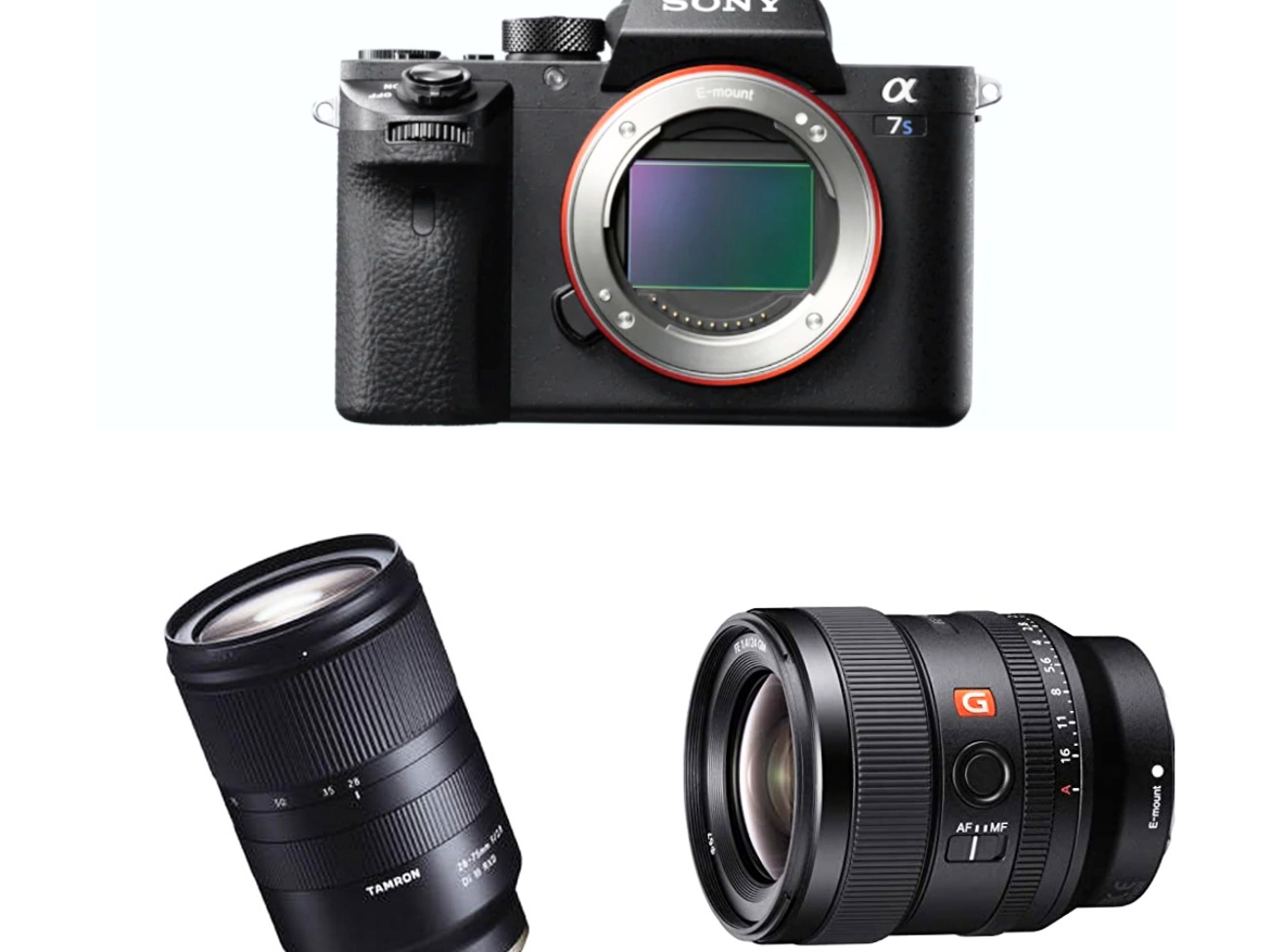 Sony a7sii and 2 lens wedding bundle