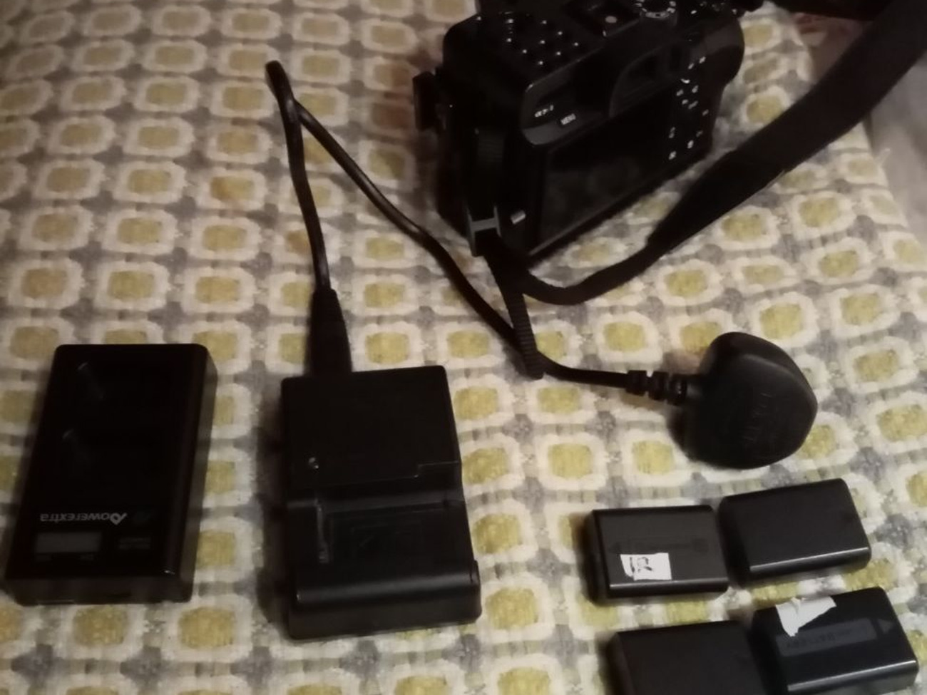 Sony a7sii body, rode mic and accessories