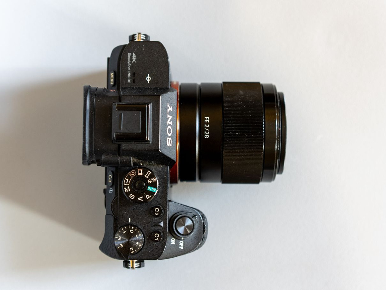 Sony a7sii camera and 28mm lens. 