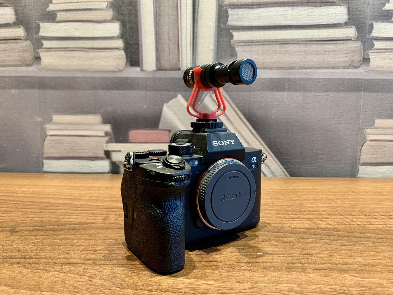 Sony a7siii camera 256gb sd card with rode videomicro