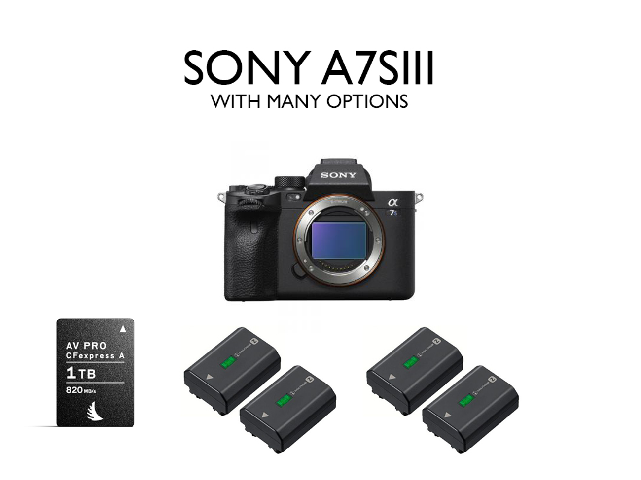 Sony a7s iii mirrorless camera