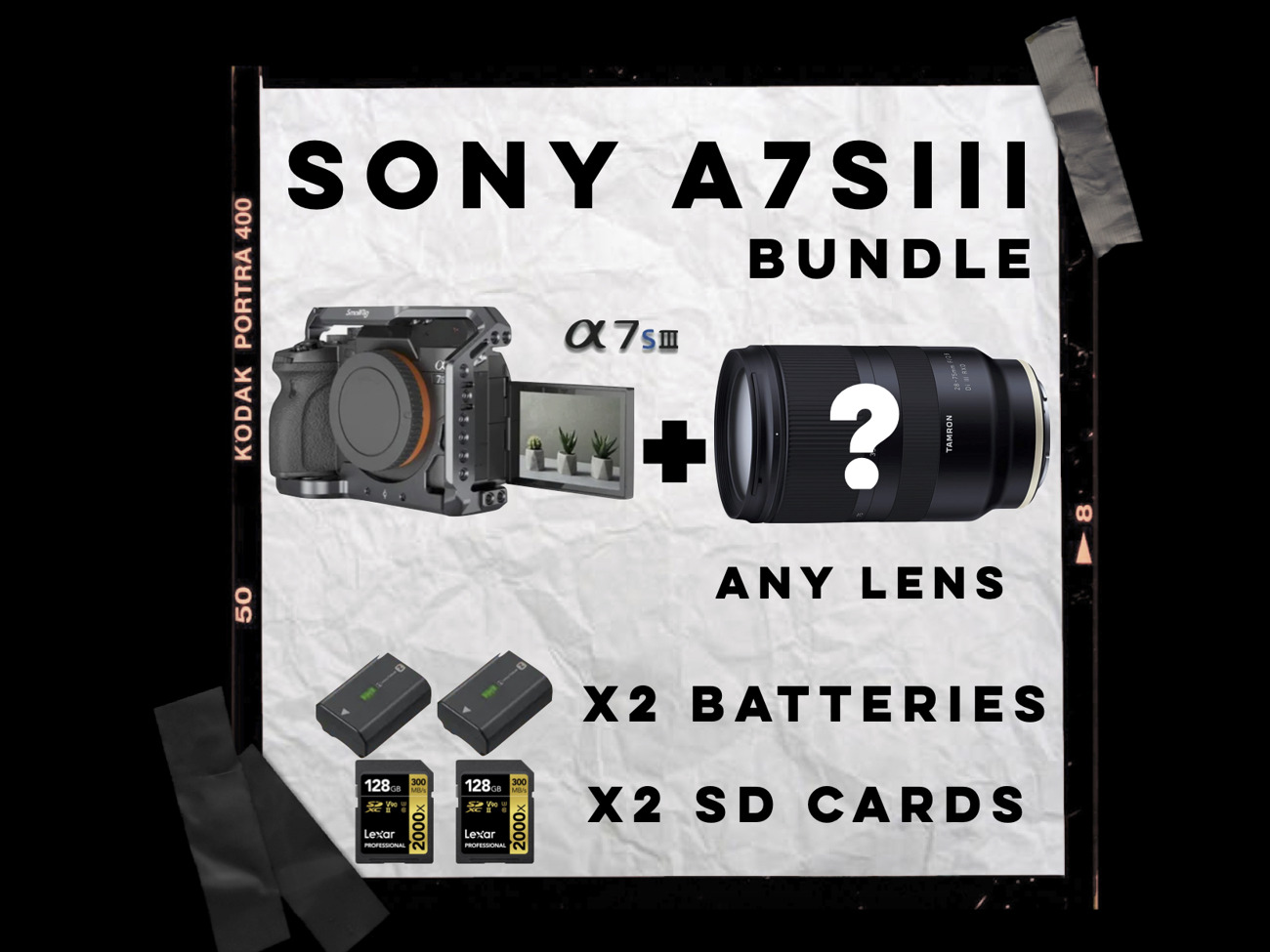 Sony a7siii with any lens! | bundle 1