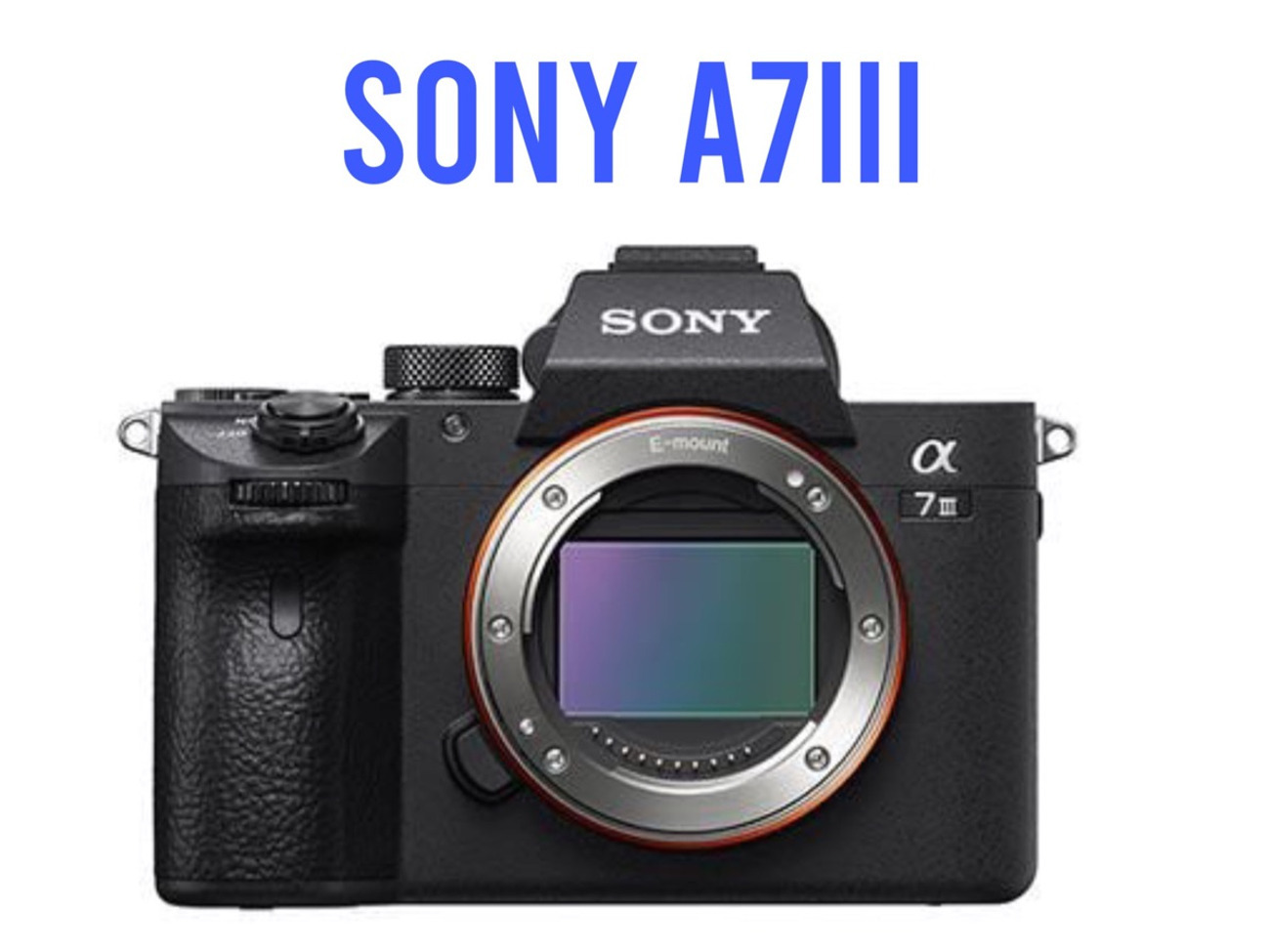 Sony alpha 7 iii | full-frame mirrorless camera - body