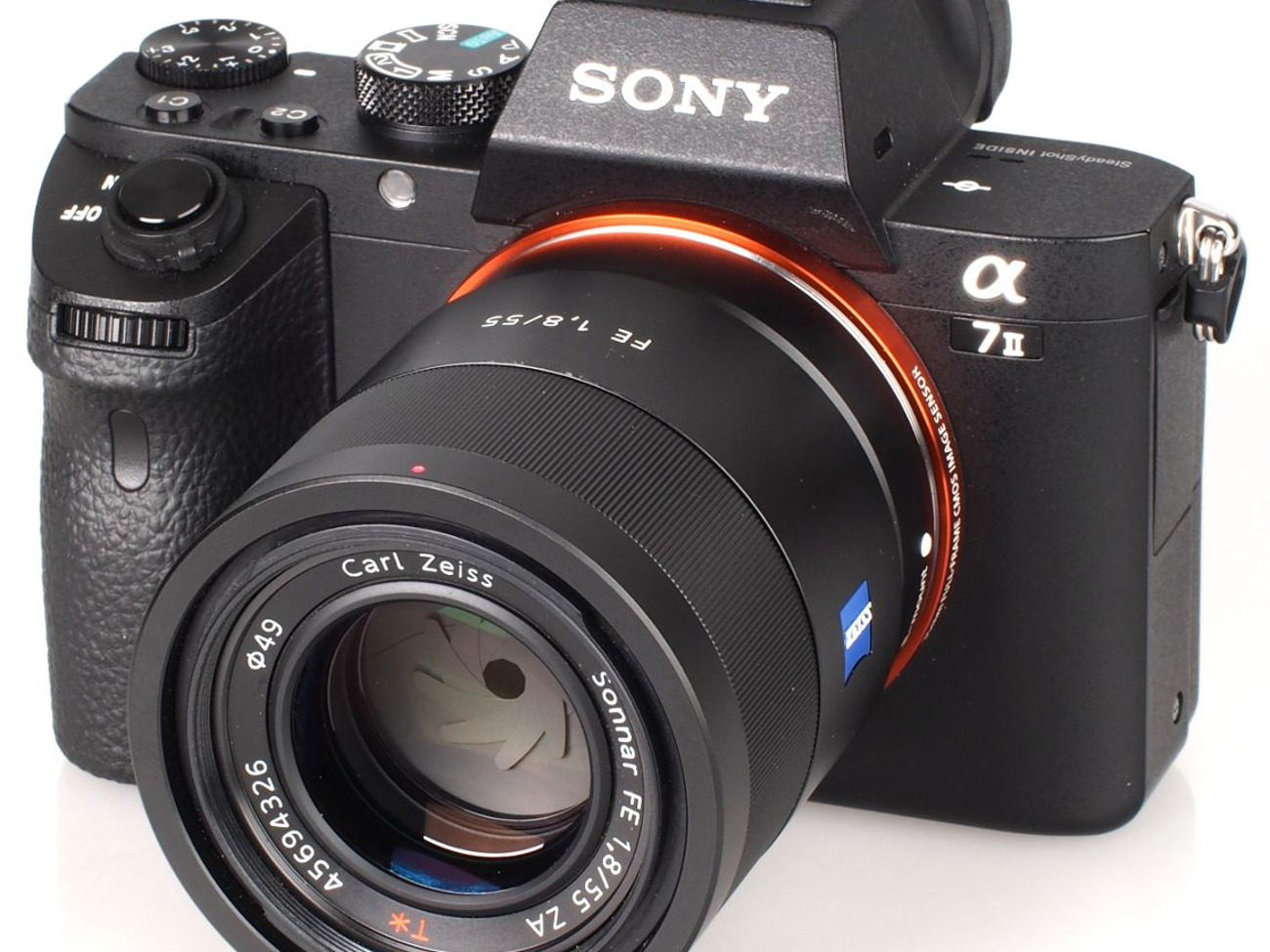 Sony alpha 7 m2 mirrorless camera with lens 
