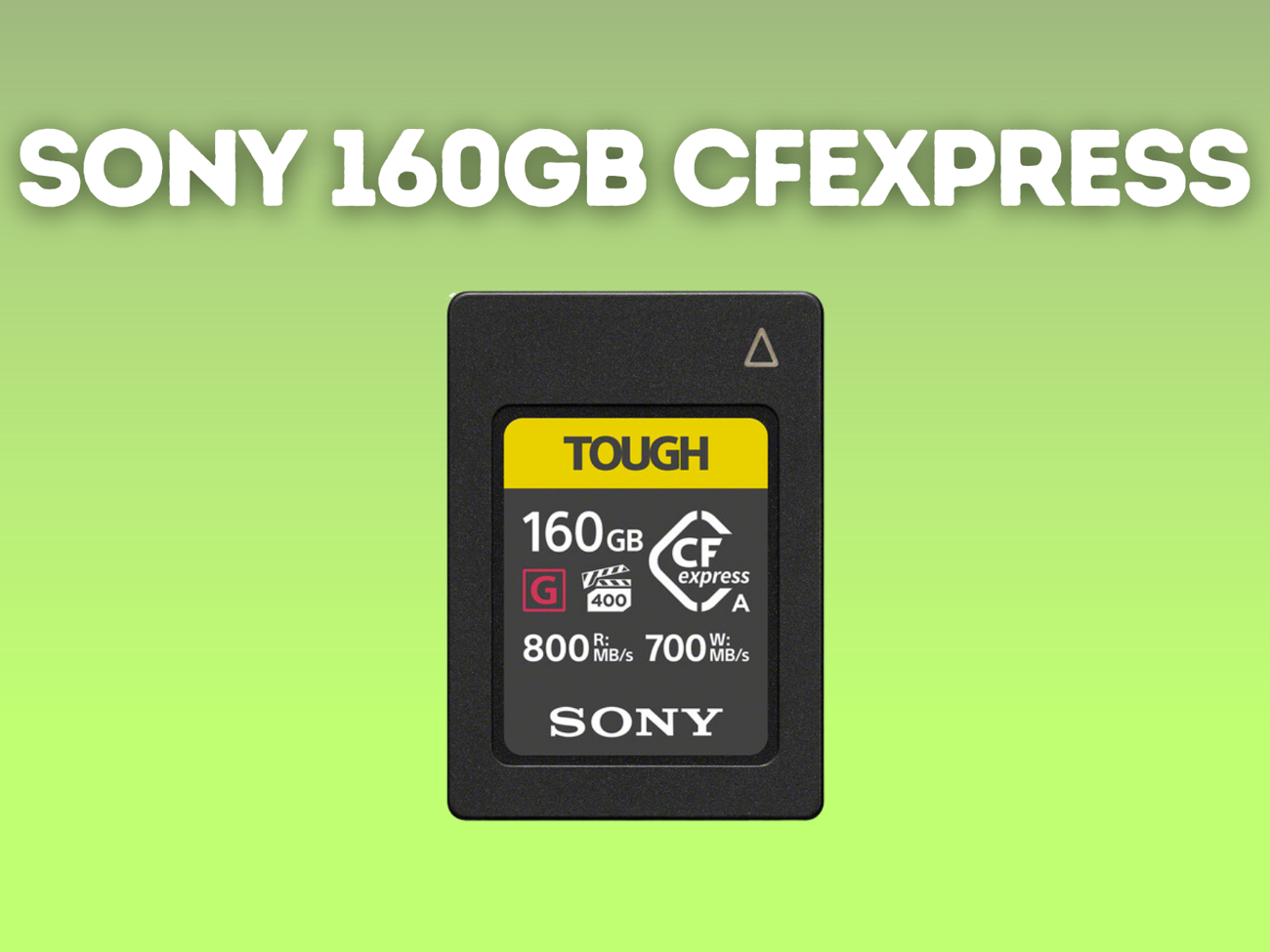 Sony cfexpress type a 160gb - 800mbs memory card