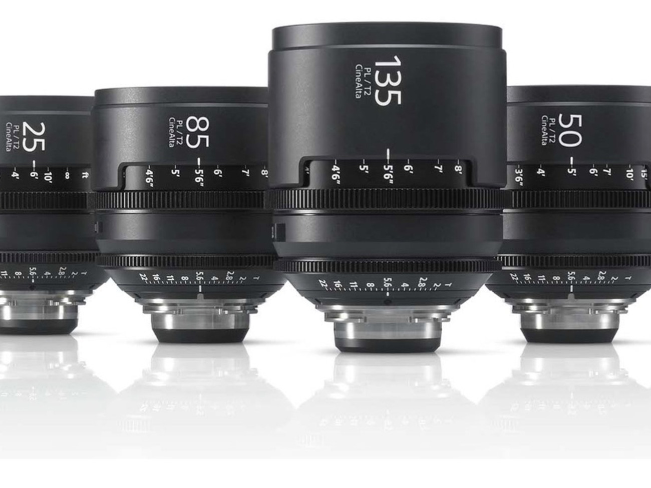 Sony cinealta 7 lens set - pl mount