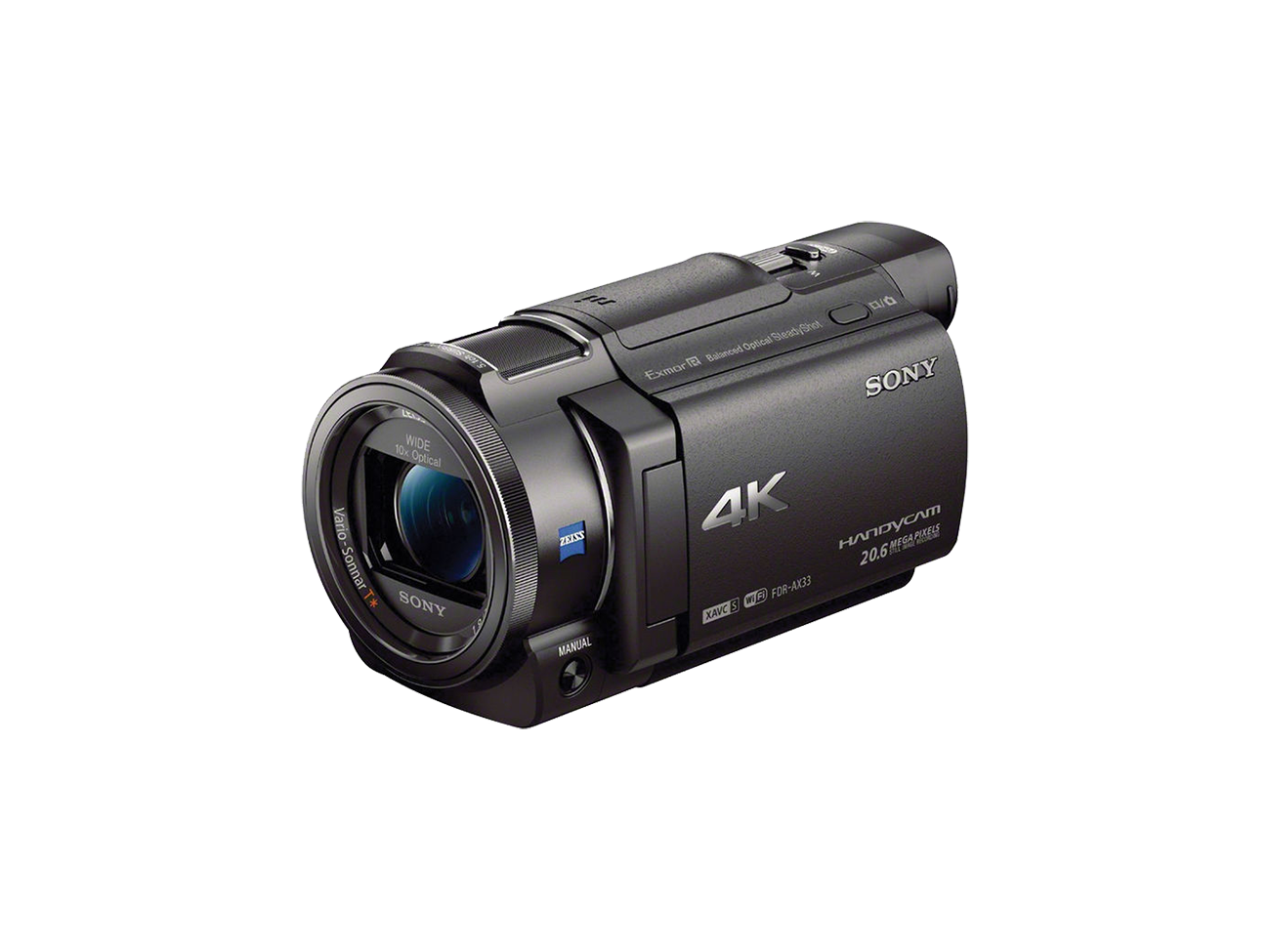 Sony handycam fdr-ax33 – 4k camcorder with balanced optical steadyshot