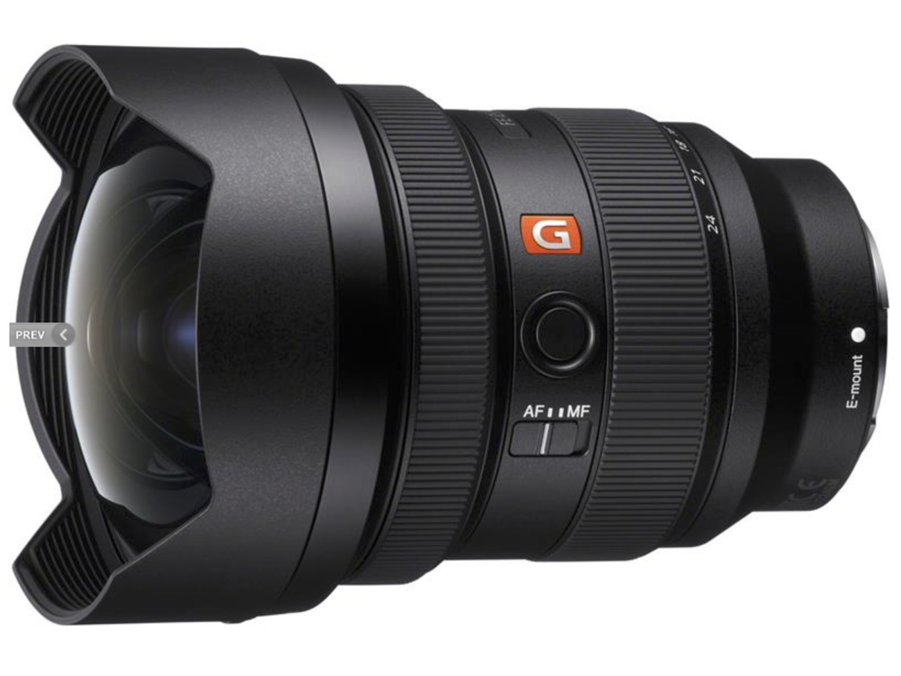 Sony fe 12-24mm f/2.8 gm ultra wide angle zoom lens