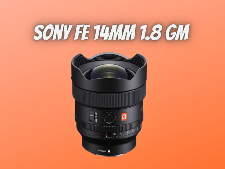 Sony fe 14mm f/1.8 gm lens 14 mm