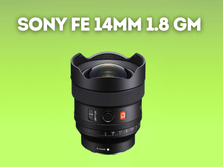 Sony fe 14mm f/1.8 gm lens 14 mm