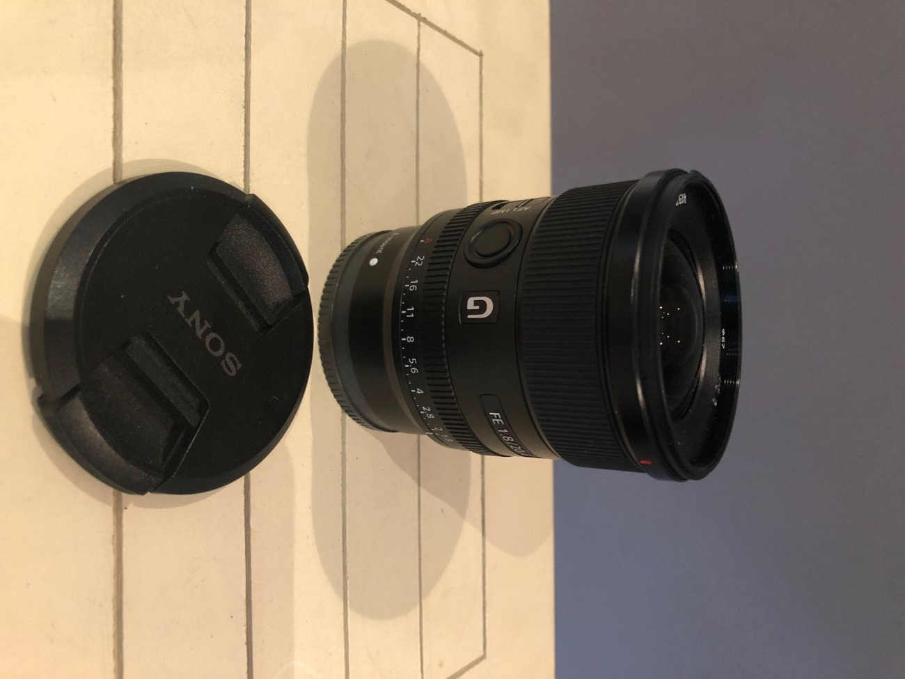Sony fe 1.8/20 g lens
