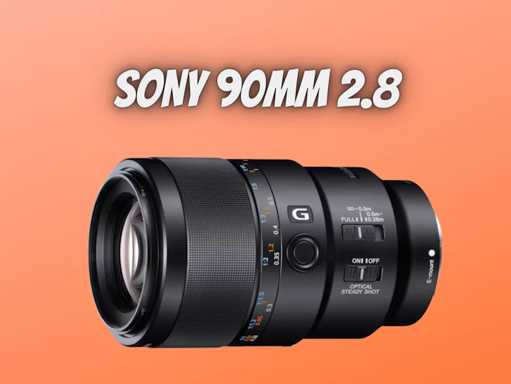 Sony fe 90mm f2.8 macro g oss lens