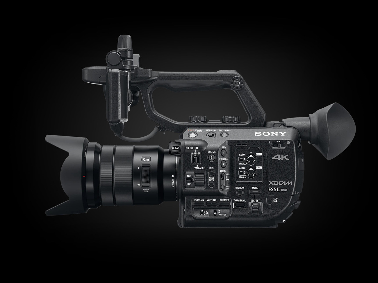 Sony fs5   handheld camera