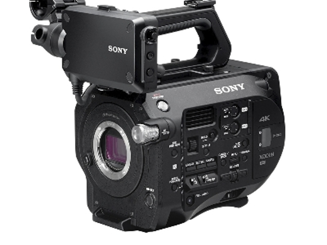 Sony fs7 camcorder with metabones 