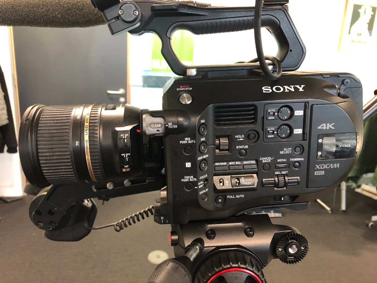 Sony fs7 camera kit including lenses