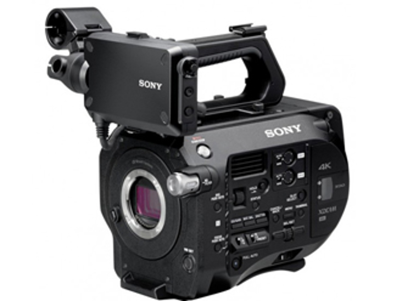Sony fs7 mk1 4k cine camera with vlock battery extension