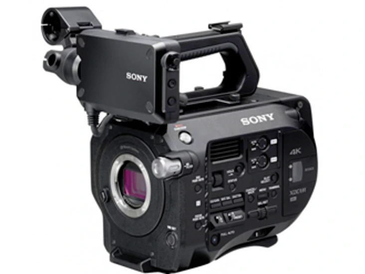 Sony fs7 mk1 4k cine camera with vlock battery extension