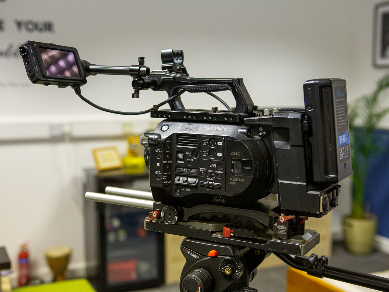 Sony fs7 shooting kit incl. xdca unit for timecode tc