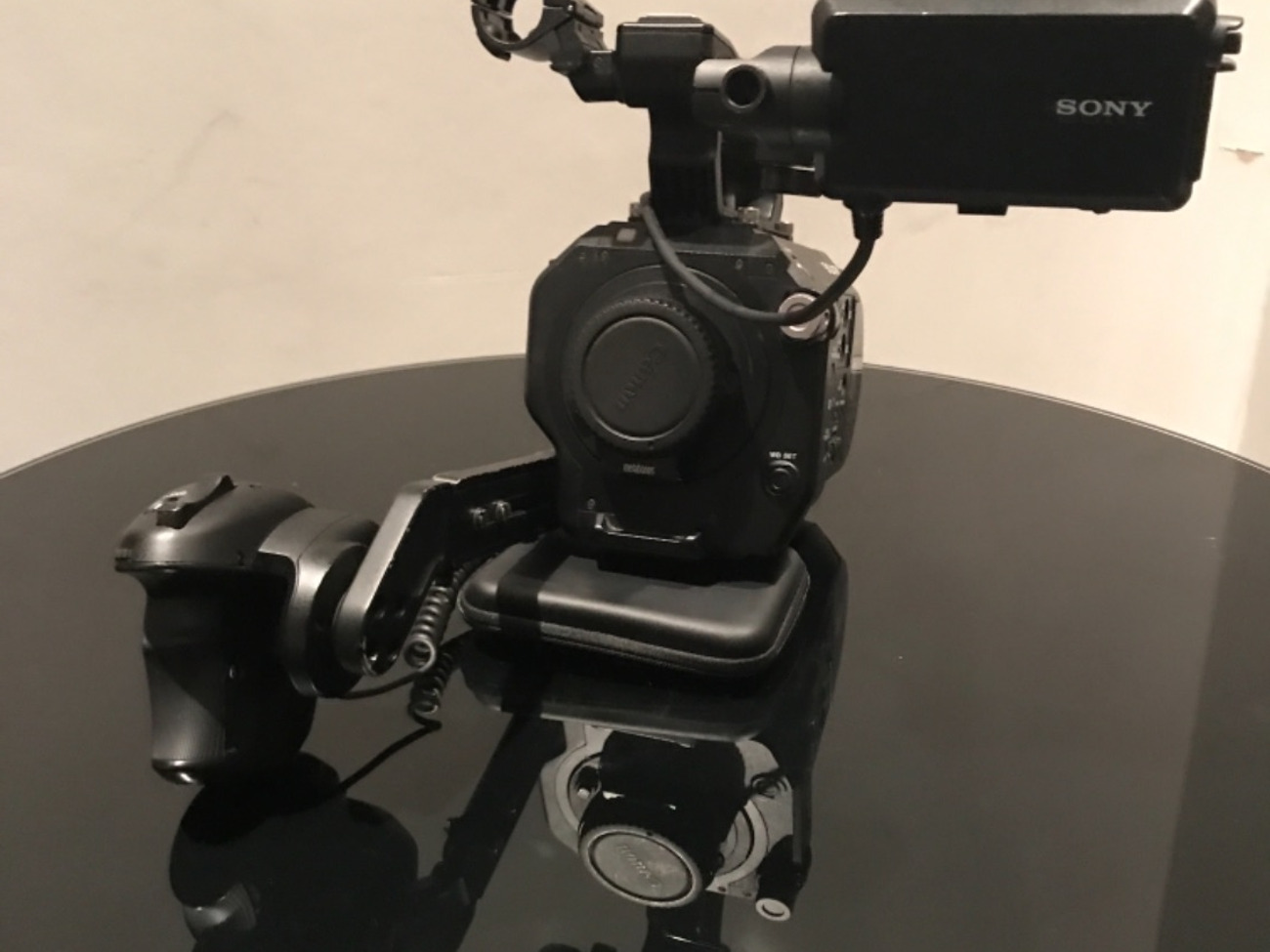 Sony fs7 with metabones speedbooster ef adaptor