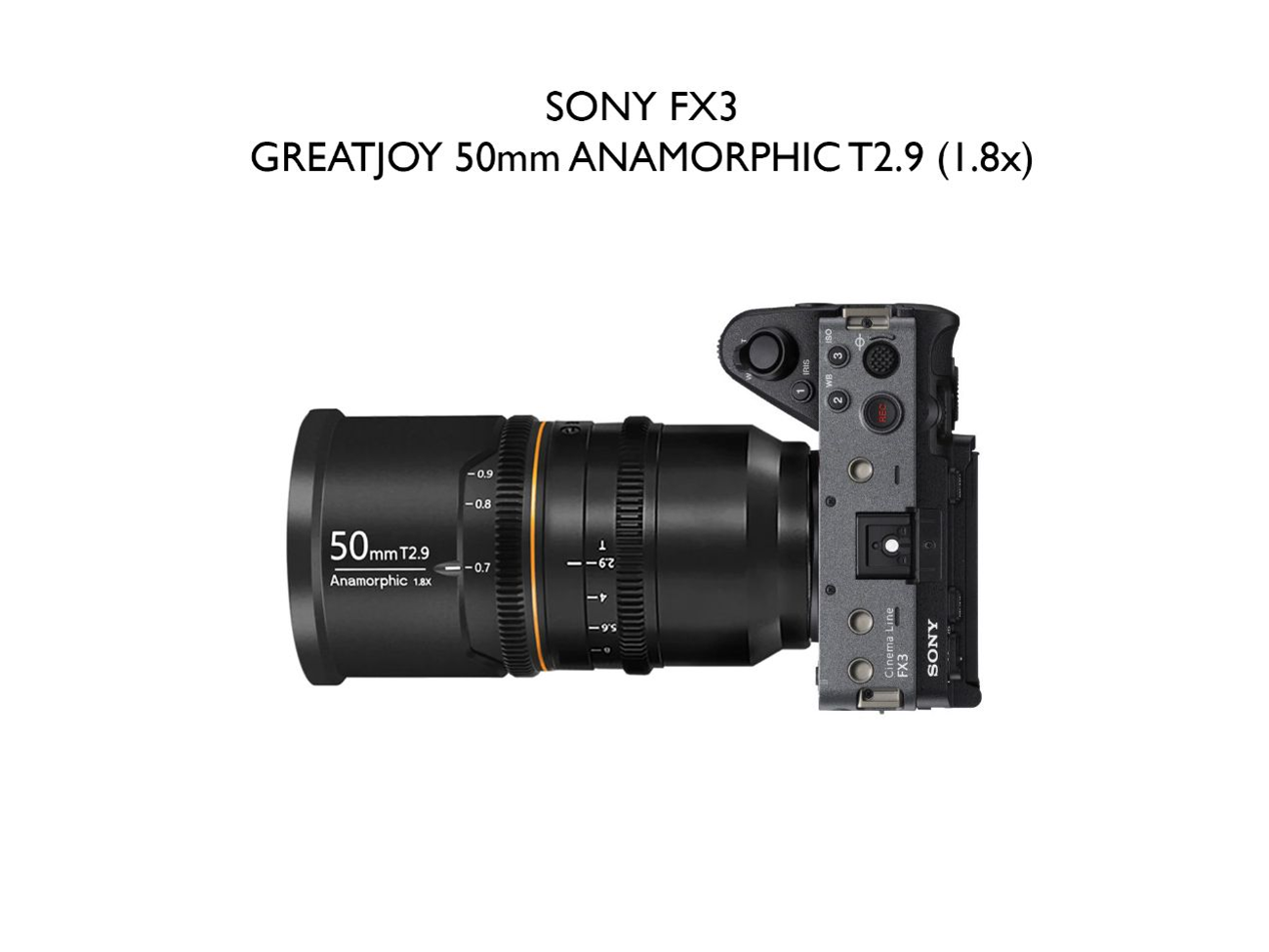 Sony fx3 - 50mm anamorphic greatjoy t2.9 (1.8x) custom 