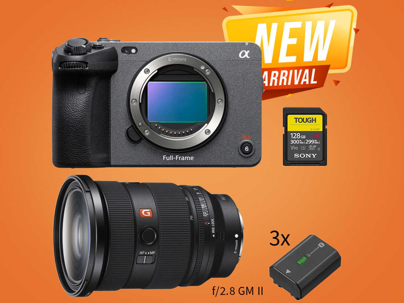 Sony fx3 cinema camera + 24-70mm gm ii lens