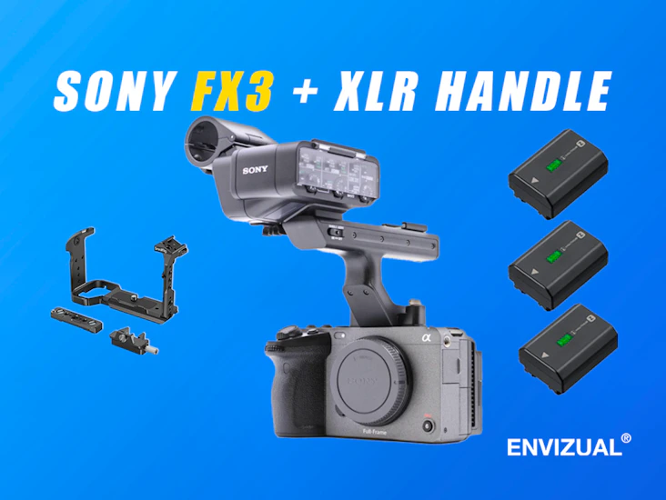 Sony fx3 cine camera + xlr top handle